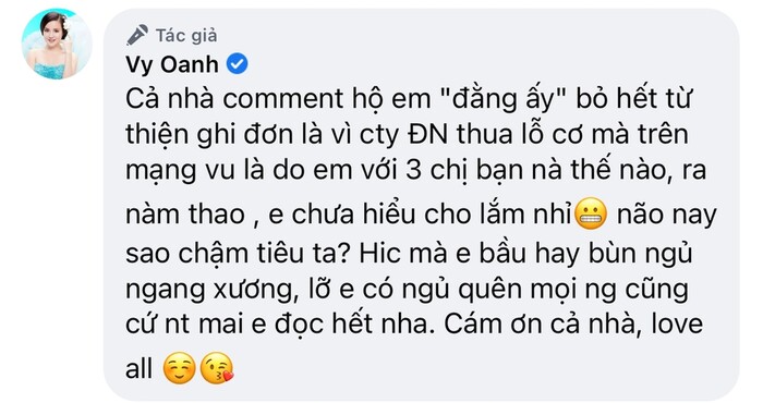 Vy Oanh lên tiếng sau ồn ào bị xin 200 tỷ đồng vào quỹ từ thiện mổ tim Ảnh 3