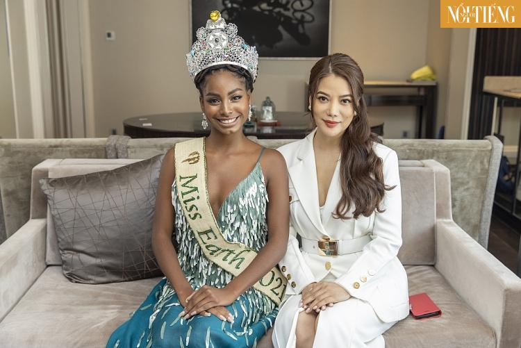 Trương Ngọc Ánh chinh phục trái tim 'Miss Earth 2021' Destiny Evelyn Wagner