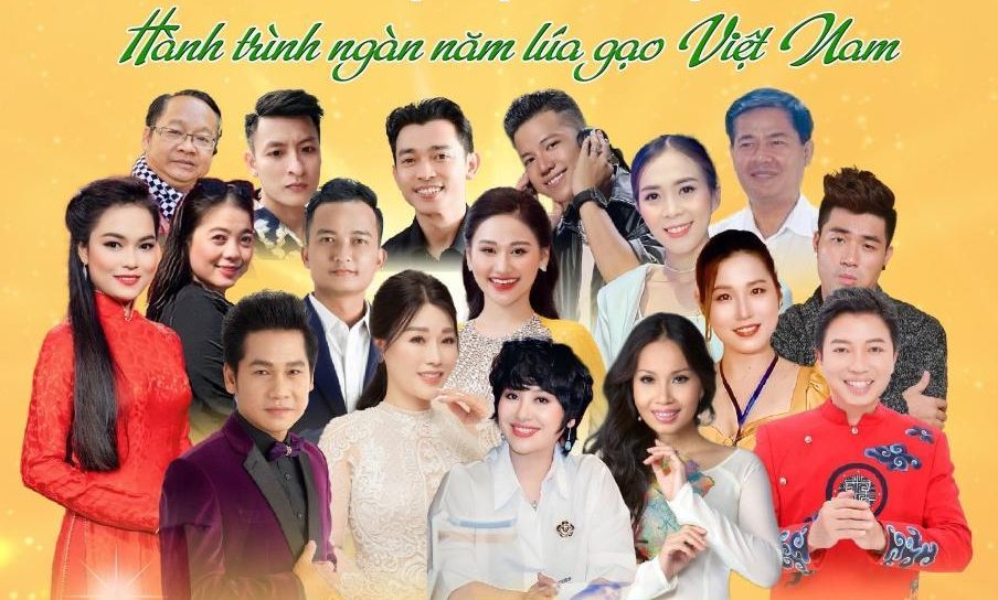 Chương trình Nghệ thuật “Hành trình ngàn năm lúa gạo Việt Nam” hội tụ dàn nghệ sĩ tên tuổi ba miền cùng hơn 800 nghệ sĩ, diễn viên quần chúng