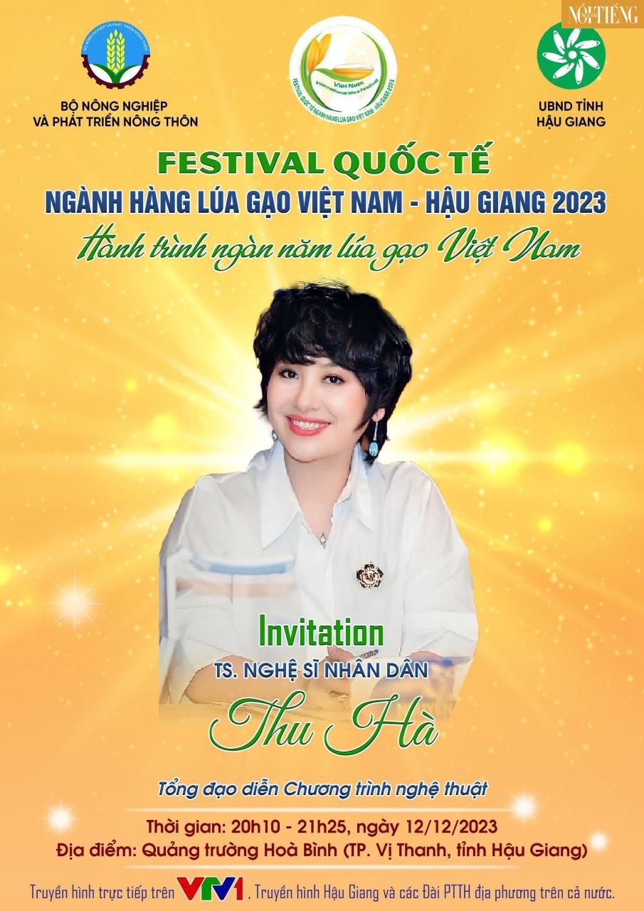TS.NSND Thu Hà - Tổng đạo diễn Chương trình Nghệ thuật “Hành trình ngàn năm lúa gạo Việt Nam”