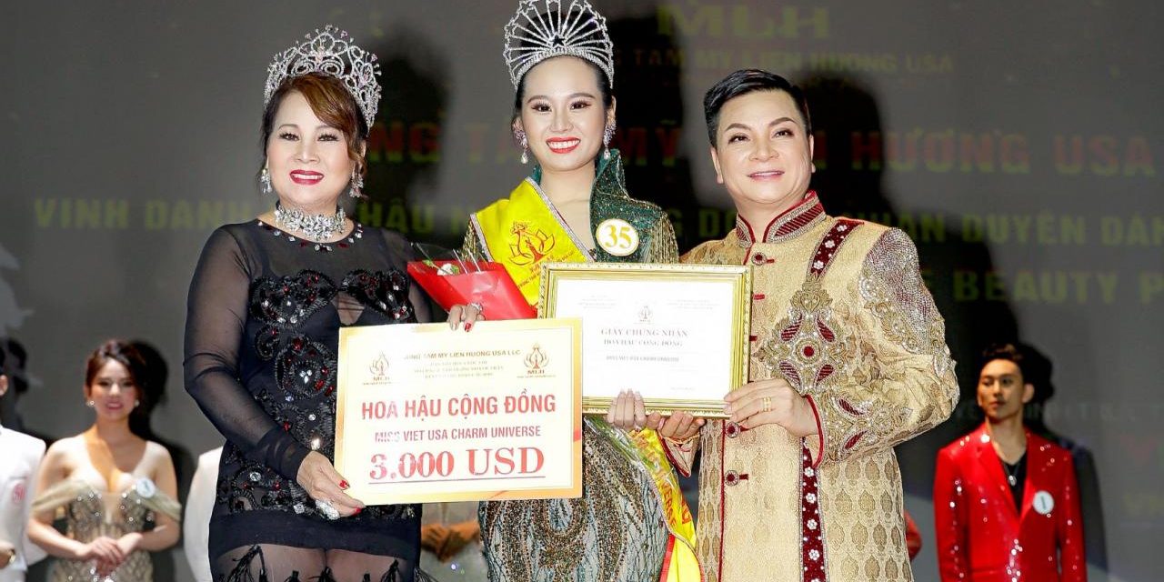 Doanh nhân Huỳnh Thu Phương đoạt giải “Hoa hậu Cộng đồng 2019”