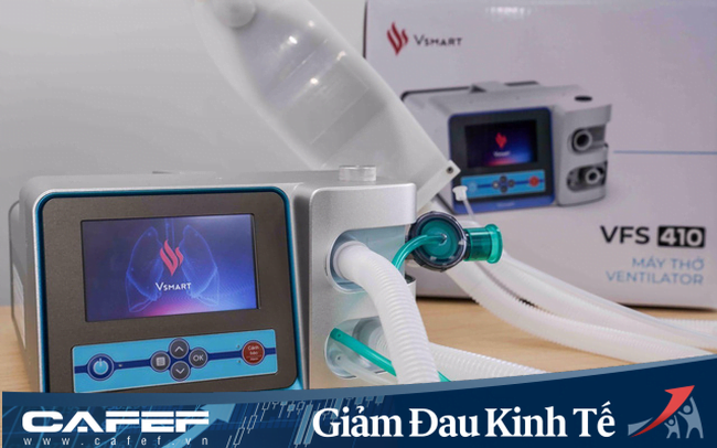 Sau 3 tuần tuyên bố sản xuất, Vingroup cho ra mắt 2 mẫu máy thở "made in Vietnam" điều trị Covid-19 với tỷ lệ nội địa hóa 70%
