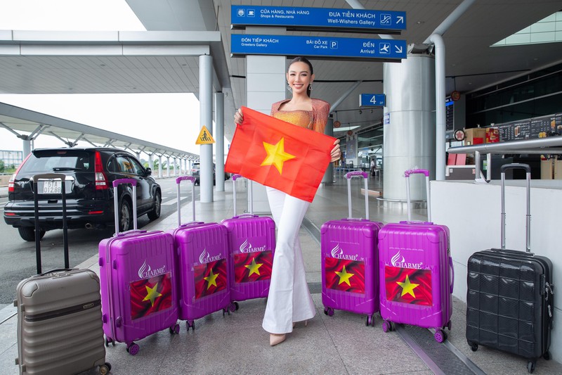 Thùy Tiên chính thức lên đường dự thi Miss Grand International 2021 ảnh 4