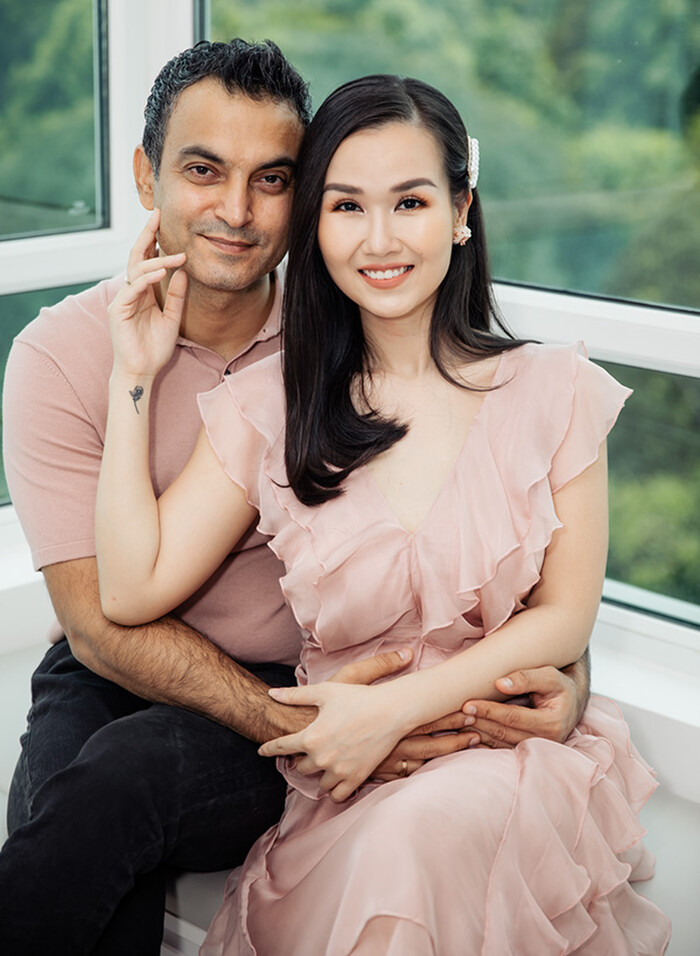 Chuyện sao Việt làm dâu ngày Tết: Thúy Diễm bỡ ngỡ, Vân Trang không áp lực gia đình chồng Ảnh 6