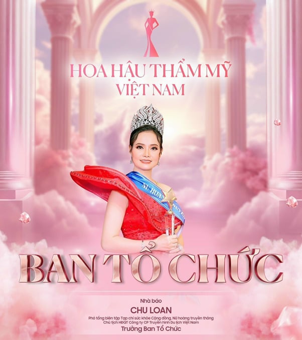 Nhà báo Chu Loan: Phó Tổng biên tập Tạp chí Sức Khỏe Cộng Đồng - Trưởng BTC cuộc thi “Hoa hậu Thẩm mỹ Việt Nam” 2024