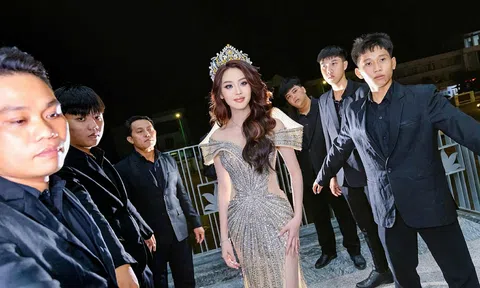 Vũ Xuân Mai – Á hậu quyền lực với thần thái cuốn hút trong đêm chung kết Hoa hậu Doanh nhân Siêu Quốc Gia 2025