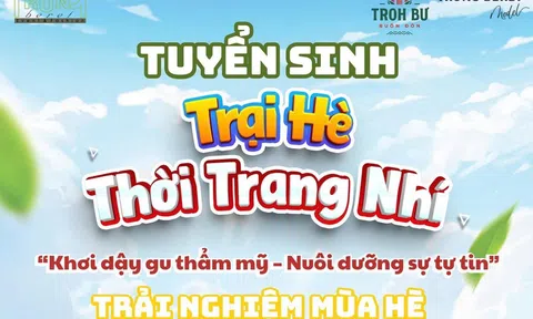 Trại hè Thời trang Nhí 2025 – Sân chơi nghệ thuật giúp trẻ tự tin tỏa sáng