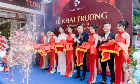 DOANH NHÂN LINDA TRƯƠNG KHAI LỄ KHAI TRƯƠNG CHI NHÁNH HAZAL BEAUTY TẠI NAM ĐỊNH