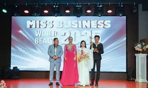 CEO Lucy Hà ghi dấu ấn với danh hiệu “Beautiful Skin 2025” tại Miss Business World Beauty