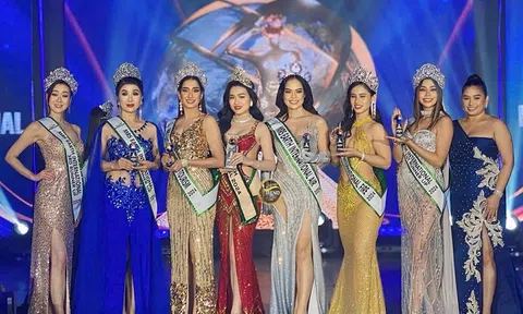 Vũ Thị Hoa đăng quang Mrs Earth International 2024