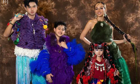 Phùng Thiên Bảo để lại dấu ấn rực rỡ tại Fashion Show "Sắc Nguyệt 2026" trong vai trò Vedette