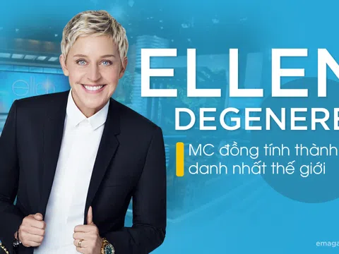 Ellen DeGeneres: Vượt qua quá khứ bị bố dượng xâm hại, trở thành MC đồng tính nổi nhất thế giới
