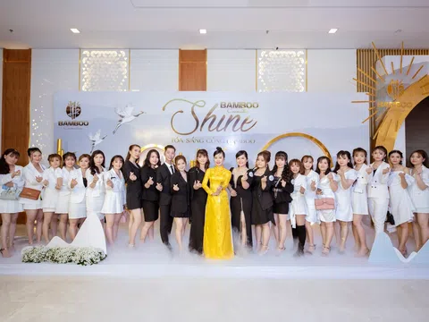 Bamboo Cosmetics tổ chức gala vinh danh hệ thống “Shine – Toả sáng cùng Bamboo”