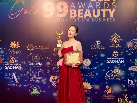 Ms Jeon Jade ( Lữ Lệ Ngọc) vinh hạnh nhận Top 10 Doanh Nhân có sức ảnh hưởng trong ngành làm đẹp, thẩm mỹ