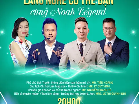 Hơn 700 người tham dự tọa đàm trực tuyến “Lắng nghe cơ thể bạn cùng Noah Legend” 
