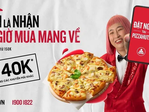 Đi đầu về công nghệ trong thị trường ăn uống - Pizza Hut ra mắt tính năng mới: Đặt món siêu thông minh "Hẹn Giờ Mua Mang Về"