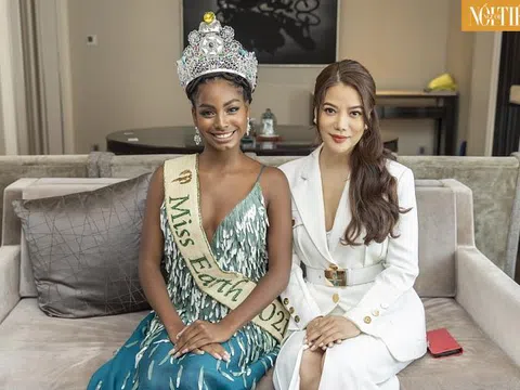 Trương Ngọc Ánh chinh phục trái tim 'Miss Earth 2021' Destiny Evelyn Wagner