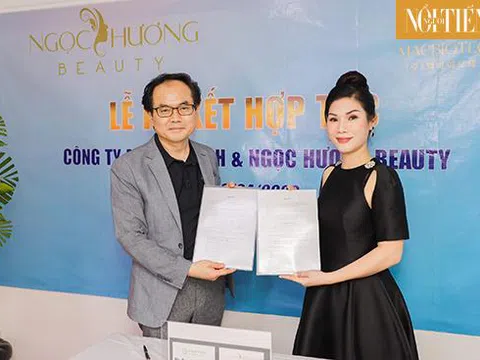 Thẩm mỹ viện công nghệ cao Ngọc Hương Beauty ký kết hợp tác chiến lược với Dược phẩm MacBiotech Hàn Quốc