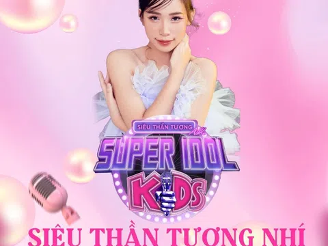 Quán quân Mai Phương trong vai trò MC nhí Super Idol Kids mùa 2