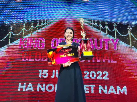 Chung Ngọc Cẩm Tú Huyên – Quán quân King Of Beauty Global Festival 2022: Người phụ nữ xinh đẹp, trí tuệ, đạt nhiều thành công trong lĩnh vực phum xăm thẩm mỹ