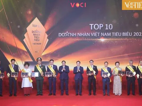 Vinh danh 10 doanh nhân tiêu biểu nhất Việt Nam 2022