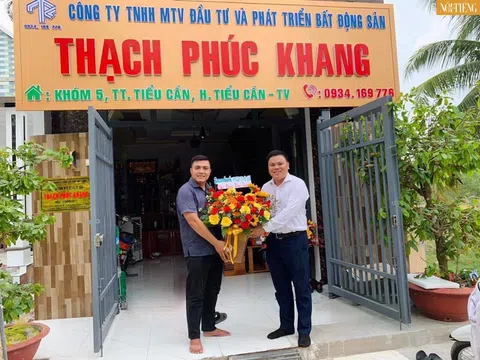 Công Ty TNHH MTV Đầu tư và Phát triển BĐS Thạch Phúc Khang khai trương Công ty BĐS đầu tiên của Huyện Tiểu Cần