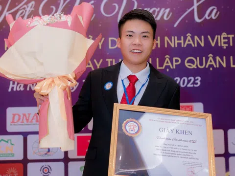 Ceo Nguyễn Trung Kiên được vinh danh Doanh nhân Tiêu biểu năm 2023