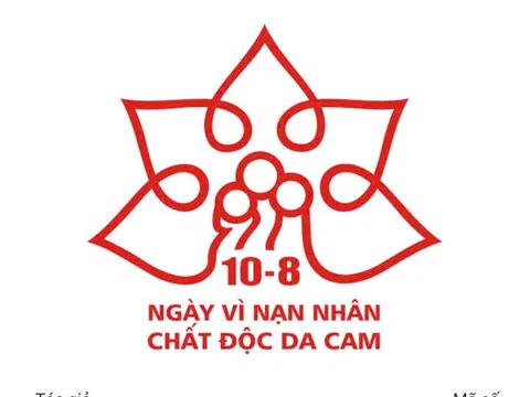 Tác giả Võ Doãn Tuấn (Nghệ An) giành giải nhất cuộc thi thiết kế logo “Ngày vì nạn nhân chất độc da cam (10-8)”