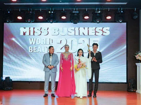 CEO Lucy Hà ghi dấu ấn với danh hiệu “Beautiful Skin 2025” tại Miss Business World Beauty