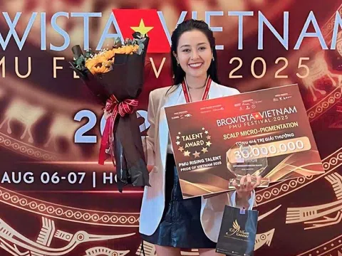 Nguyệt SMP & PMU Academy đạt Top 5 BROWISTA Vietnam 2025