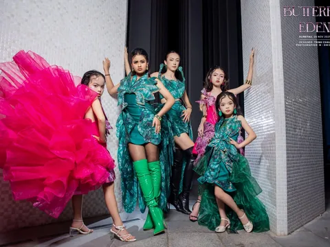 Vedette Sumi Hoàng Kim rực sáng trong Butterfly Eden tại Ocean Fest Fashion Show 2025
