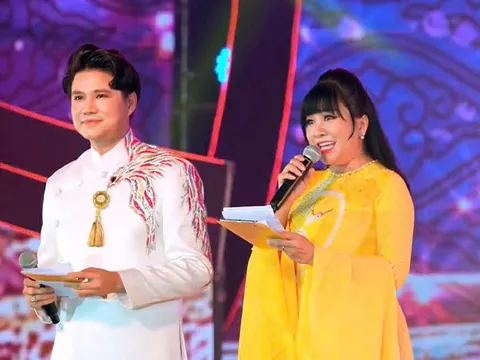 MC Ngọc Tiên cùng MC Vũ Mạnh Cường đồng hành đêm nghệ thuật Lễ khai hội Vía Bà Chúa Xứ Núi Sam 2026