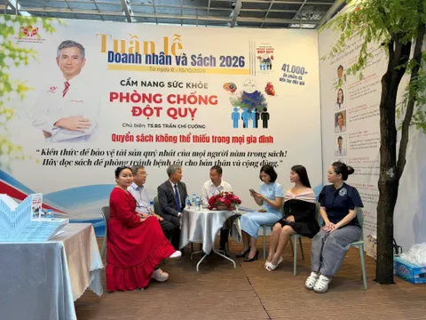Hoa hậu – MC Bảo Trâm lan tỏa thông điệp chủ động phòng ngừa đột quỵ từ sách