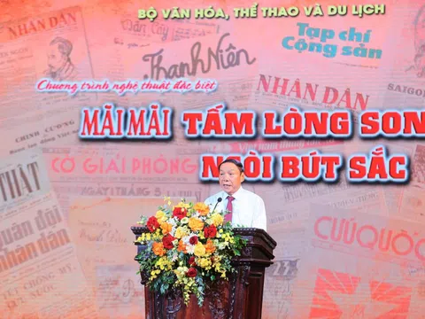'Tấm lòng son – Ngòi bút sắc': Khúc tráng ca tự hào 100 năm báo chí cách mạng Việt Nam