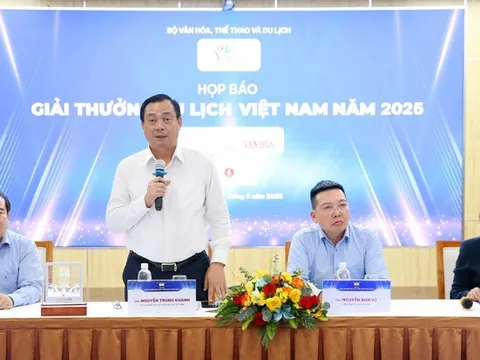 Công bố Giải thưởng Du lịch Việt Nam năm 2025 với nhiều hạng mục hấp dẫn