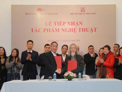 Bảo tàng Mỹ thuật Việt Nam tiếp nhận gần 1.000 tác phẩm mỹ thuật