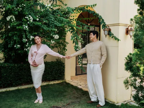 Lương Thế Thành - Thúy Diễm hạnh phúc khoe sắp “đủ nếp, đủ tẻ"