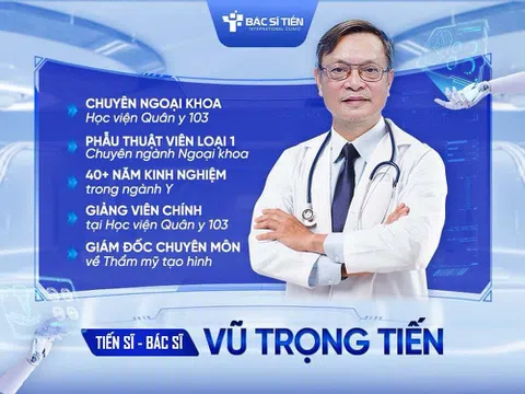 Tiến sĩ, Bác sĩ Vũ Trọng Tiến -  Tiên phong thẩm mỹ vùng kín an toàn