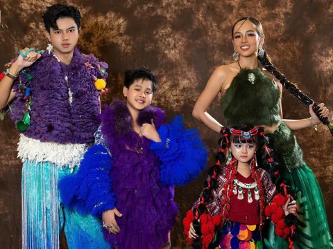 Phùng Thiên Bảo để lại dấu ấn rực rỡ tại Fashion Show "Sắc Nguyệt 2026" trong vai trò Vedette