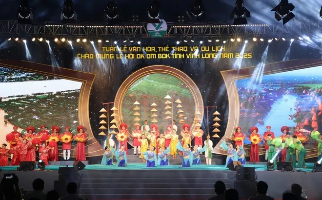 Rực rỡ sắc màu Ok Om Bok Vĩnh Long 2025: Tôn vinh bản sắc, khơi dậy khát vọng phát triển