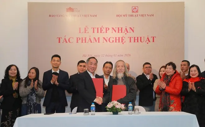 Bảo tàng Mỹ thuật Việt Nam tiếp nhận gần 1.000 tác phẩm mỹ thuật